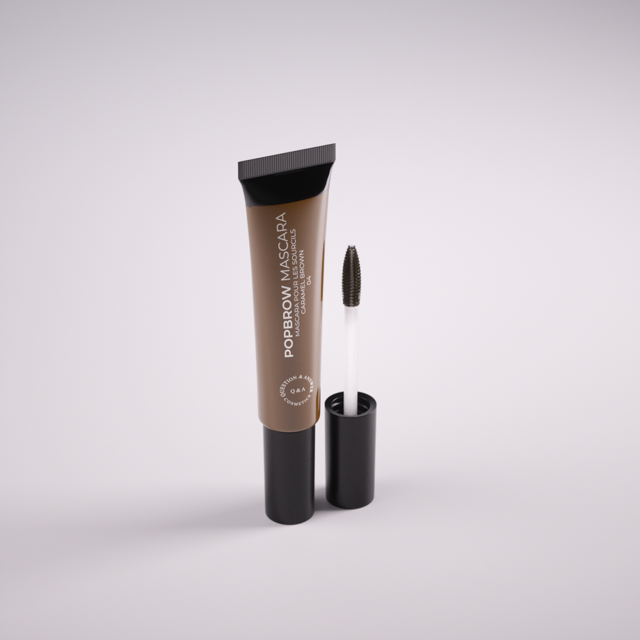 مسكره حواجب بنى ( Caramel Brown ) Q&A PRO 04